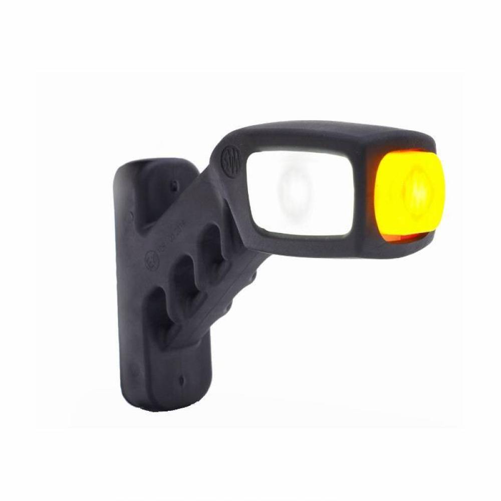 Lampa gabarit cu brat 134mm, cotit la 45°, Led NEON, 3 functii, stanga, W48N LOGO 2051NL Was Lampa gabarit cu brat 134mm, cotit la 45°, Led NEON, 3 functii, stanga, W48N LOGO 2051NL Was