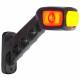 Lampa gabarit cu brat 186mm, cotit la 45°, Led NEON, 3 functii, dreapta, W48N LOGO 2049NP Was