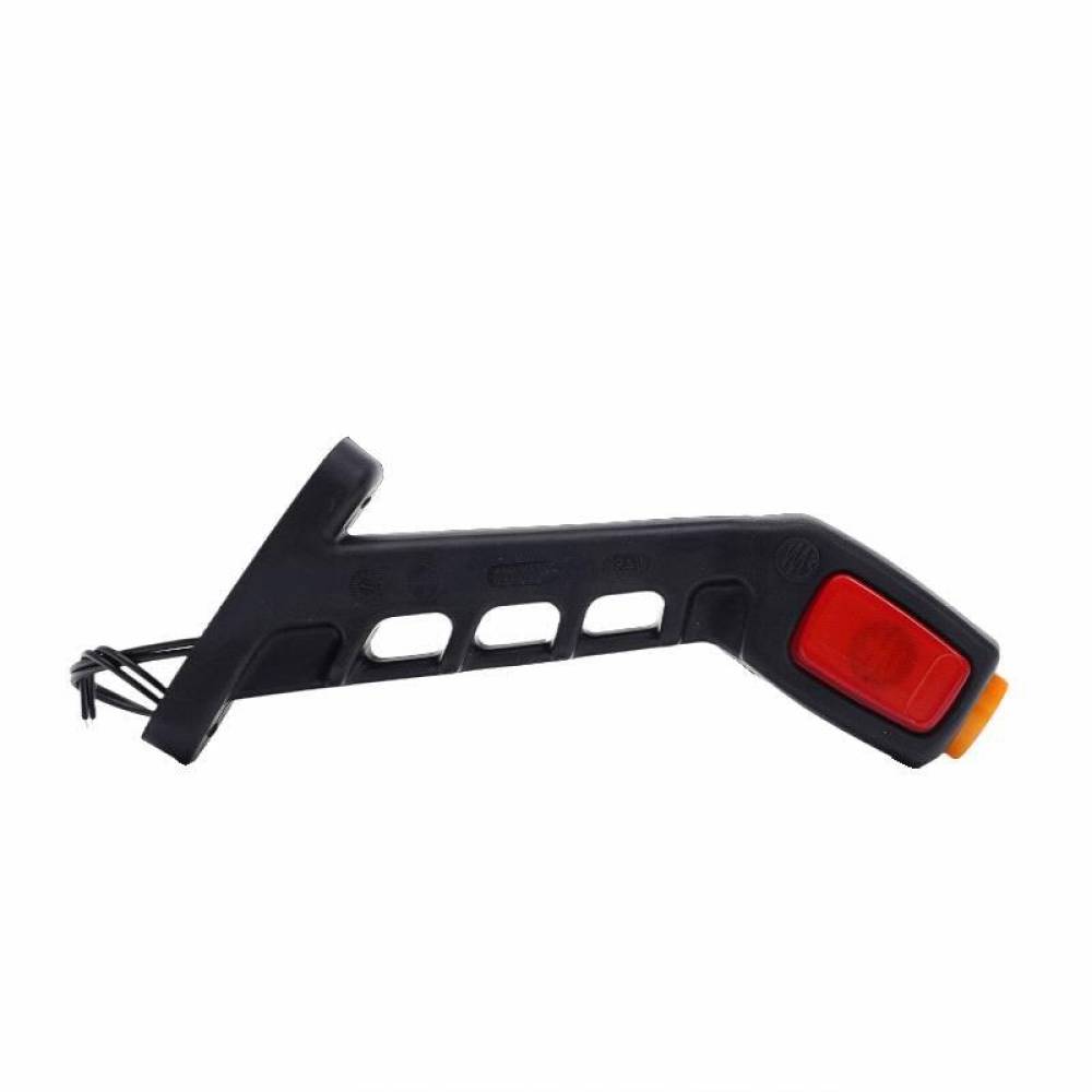 Lampa gabarit cu brat 186mm, cotit la 45°, Led NEON, 3 functii, dreapta, W48N LOGO 2049NP Was