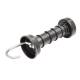 Maner poarta negru cu arc si carlig, BK87669, BY83 