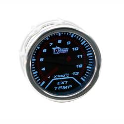 Ceas indicator temperatura gaze arse, EGT, fi52mm, efect oglinda, Dragon Gauge HAO-XHAUS1