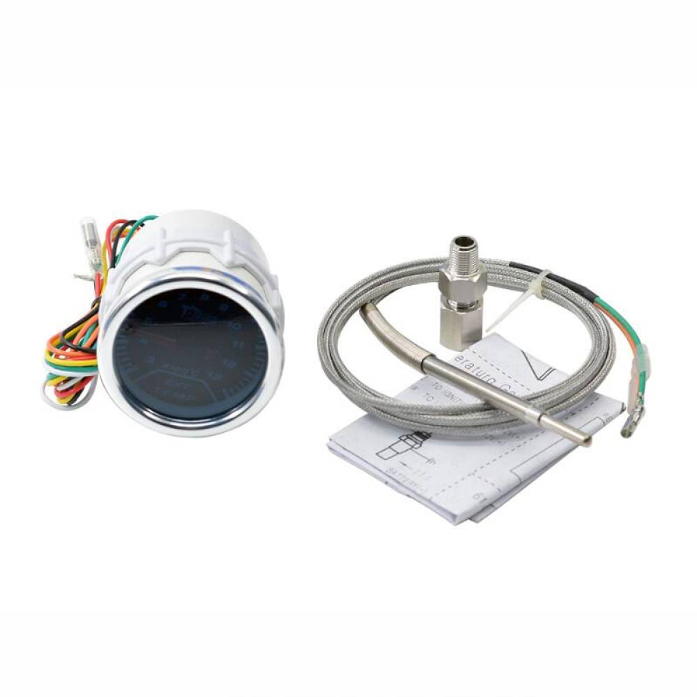 Ceas indicator temperatura gaze arse, EGT, fi52mm, efect oglinda, Dragon Gauge HAO-XHAUS1