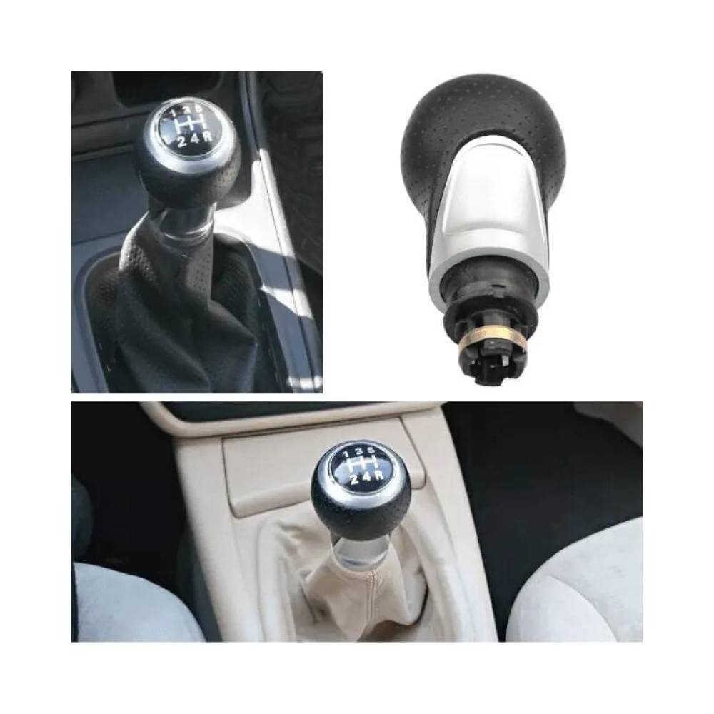 Maner schimbator viteza, 5 viteze, negru-crom, AUDI A3, A4, A5, A6, Q5, AUD308