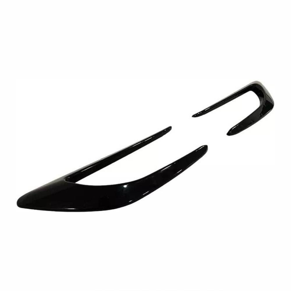 Set 2 ornamente aripa, negru lucios, Sport Design ARP1013