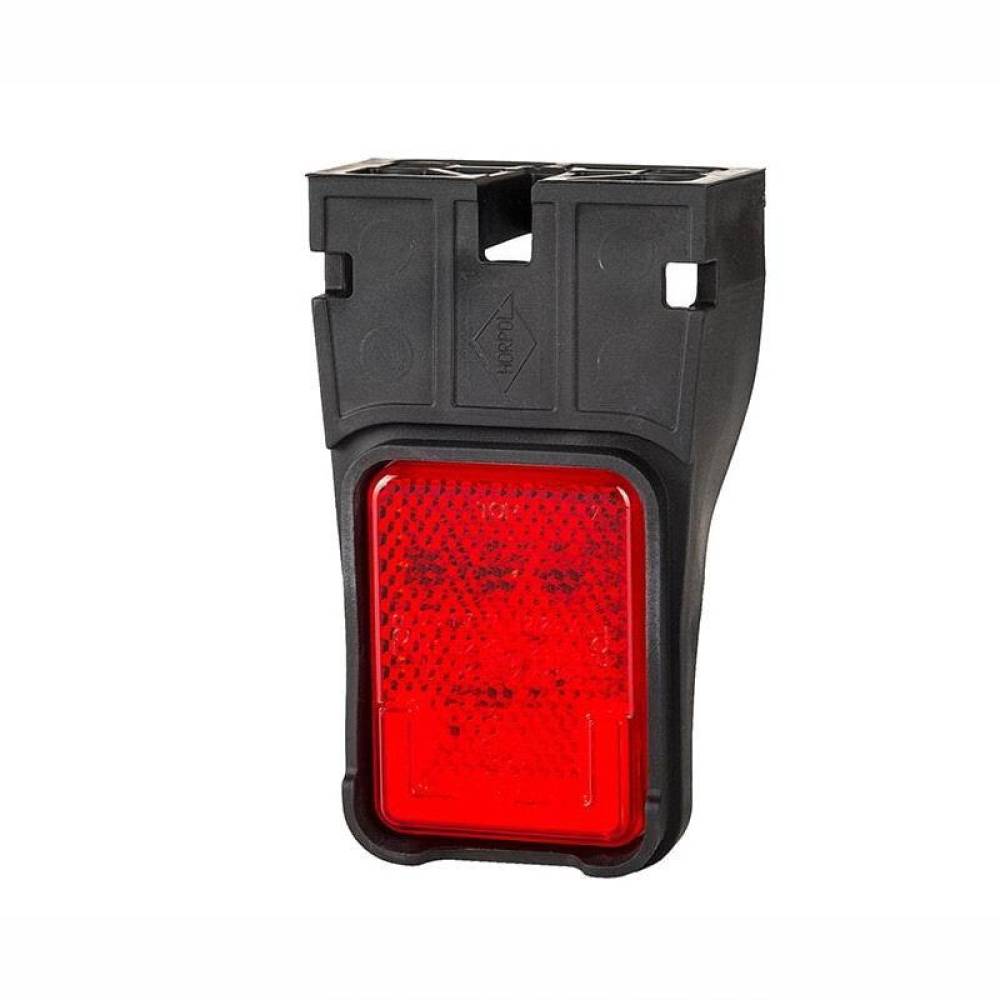 Lampa gabarit 60x42, LED, cu talpa, rosie, Hor112 LD 2733 Horpol