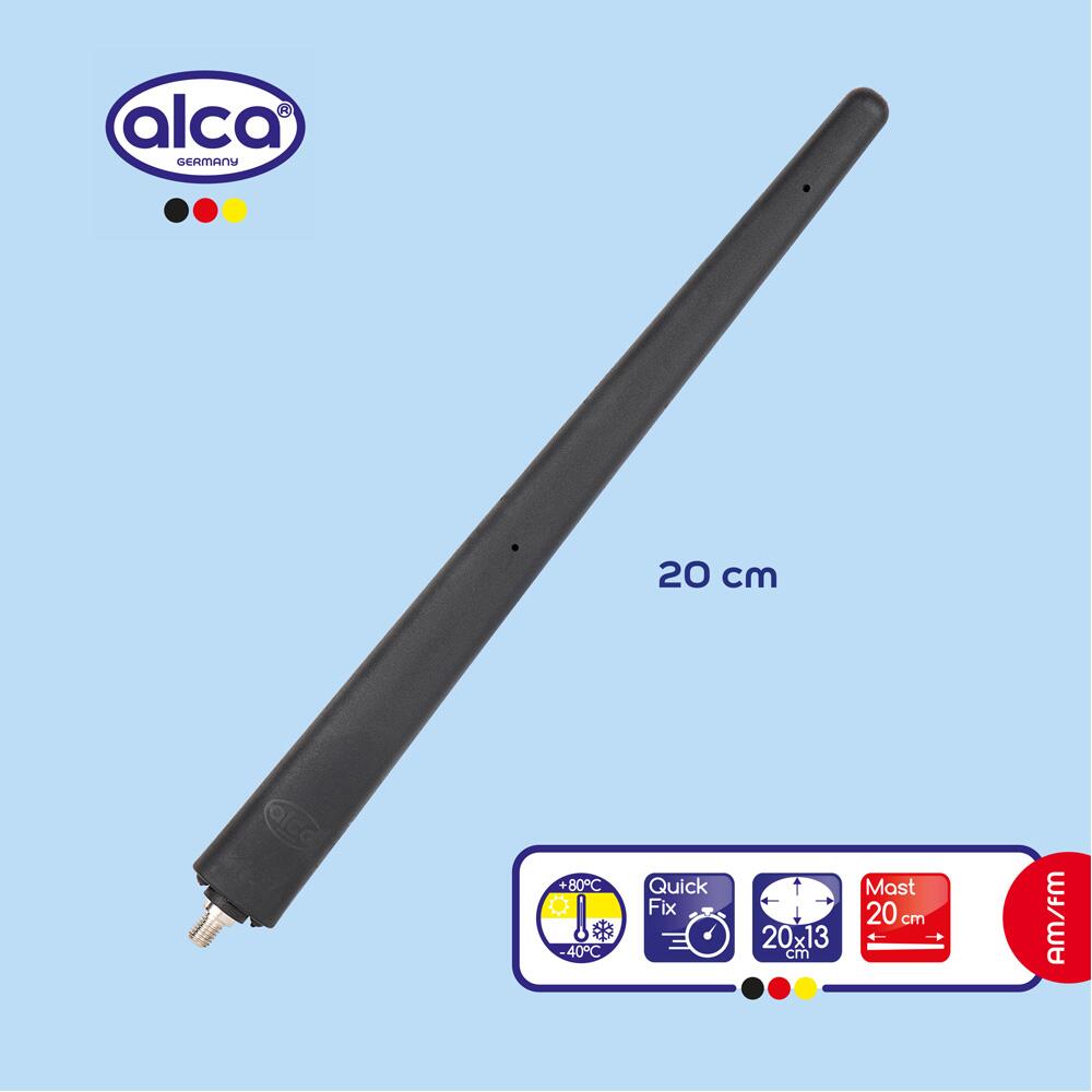 Tija antena 20cm, cu surub M6, FIAT Am/Fm, 537160 Alca