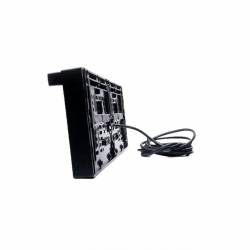 Suport numar cu lampa cu 2 functii, iluminare numar LED si proiector lucru 1800lm, spot, 58x16cm, 12-24V, W253 2121 Was