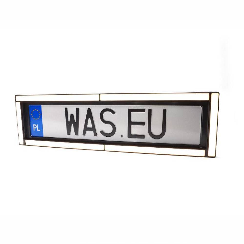 Suport numar cu lampa cu 2 functii, iluminare numar LED si proiector lucru 1800lm, spot, 58x16cm, 12-24V, W253 2121 Was