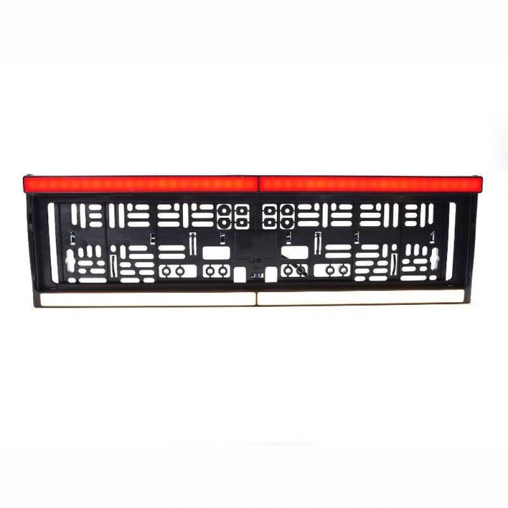 Suport numar cu lampa cu 3 functii, iluminare numar LED, mers inapoi si frana, tip NEON, 58x16cm, 12-24V, W253 2101 Was