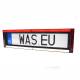 Suport numar cu lampa cu 4 functii, iluminare numar LED, mers inapoi, frana tip NEON si catadioptru, 58x16cm, 12-24V, W253 2102 Was
