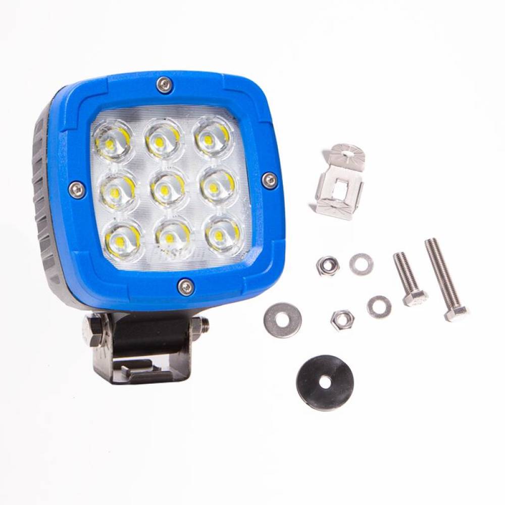Proiector lucru 100x100, LED, aluminiu, 2800lm, 38W, Spot, rama albastra, FT-036 LED ALU 2800 Fristom Proiector lucru 100x100, LED, aluminiu, 2800lm, 38W, Spot, rama albastra, FT-036 LED ALU 2800 Fristom
