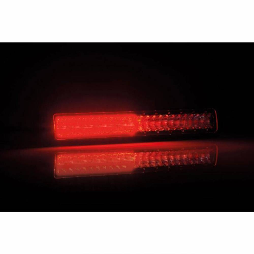 Lampa ceata cu mers inapoi, 255x36, 12-24V, slim, cu LED, FT-341 Fristom