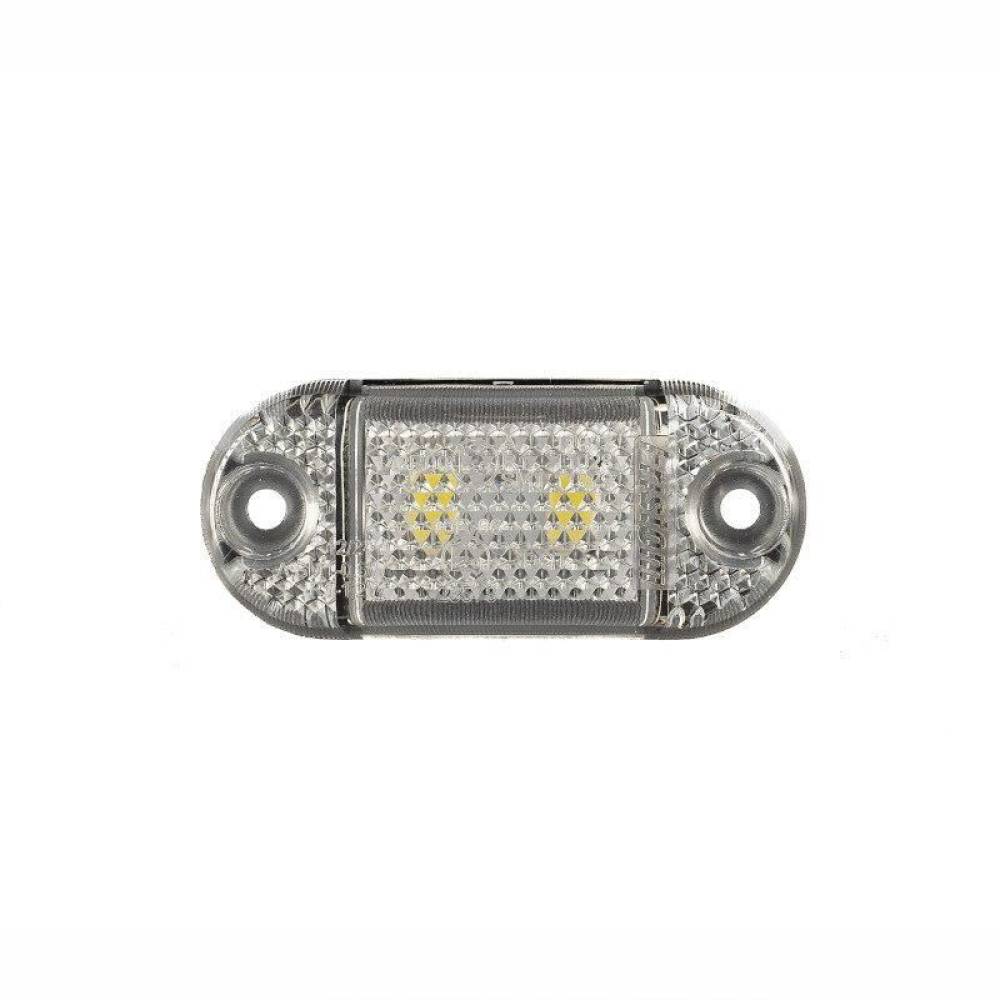 Lampa gabarit 65x28, LED, alba, 12-36V, cu catadioptru, FT-062 B Fristom