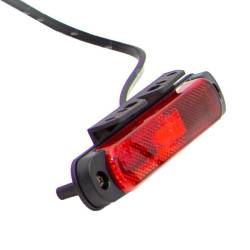 Lampa gabarit 170x23, LED, rosie, cu suport, 12-36V, cu catadioptru, FT-065 C+K Fristom Lampa gabarit 170x23, LED, rosie, cu suport, 12-36V, cu catadioptru, FT-065 C+K Fristom