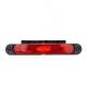 Lampa gabarit 170x23, LED, rosie, cu suport, 12-36V, cu catadioptru, FT-065 C+K Fristom