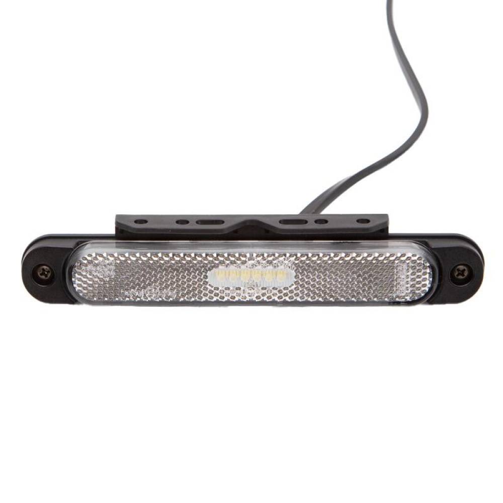 Lampa gabarit 170x23, LED, alba, cu suport, 12-36V, cu catadioptru, FT-065 B+K Fristom