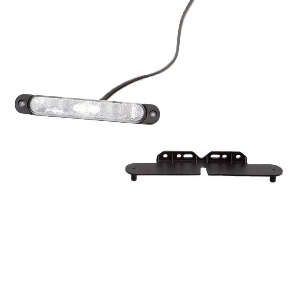 Lampa gabarit 170x23, LED, alba, cu suport, 12-36V, cu catadioptru, FT-065 B+K Fristom