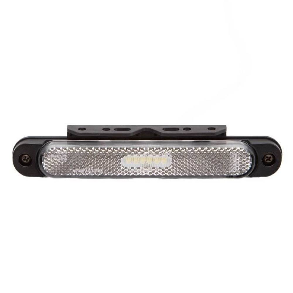 Lampa gabarit 170x23, LED, alba, cu suport, 12-36V, cu catadioptru, FT-065 B+K Fristom