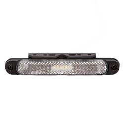 Lampa gabarit 170x23, LED, alba, cu suport, 12-36V, cu catadioptru, FT-065 B+K Fristom