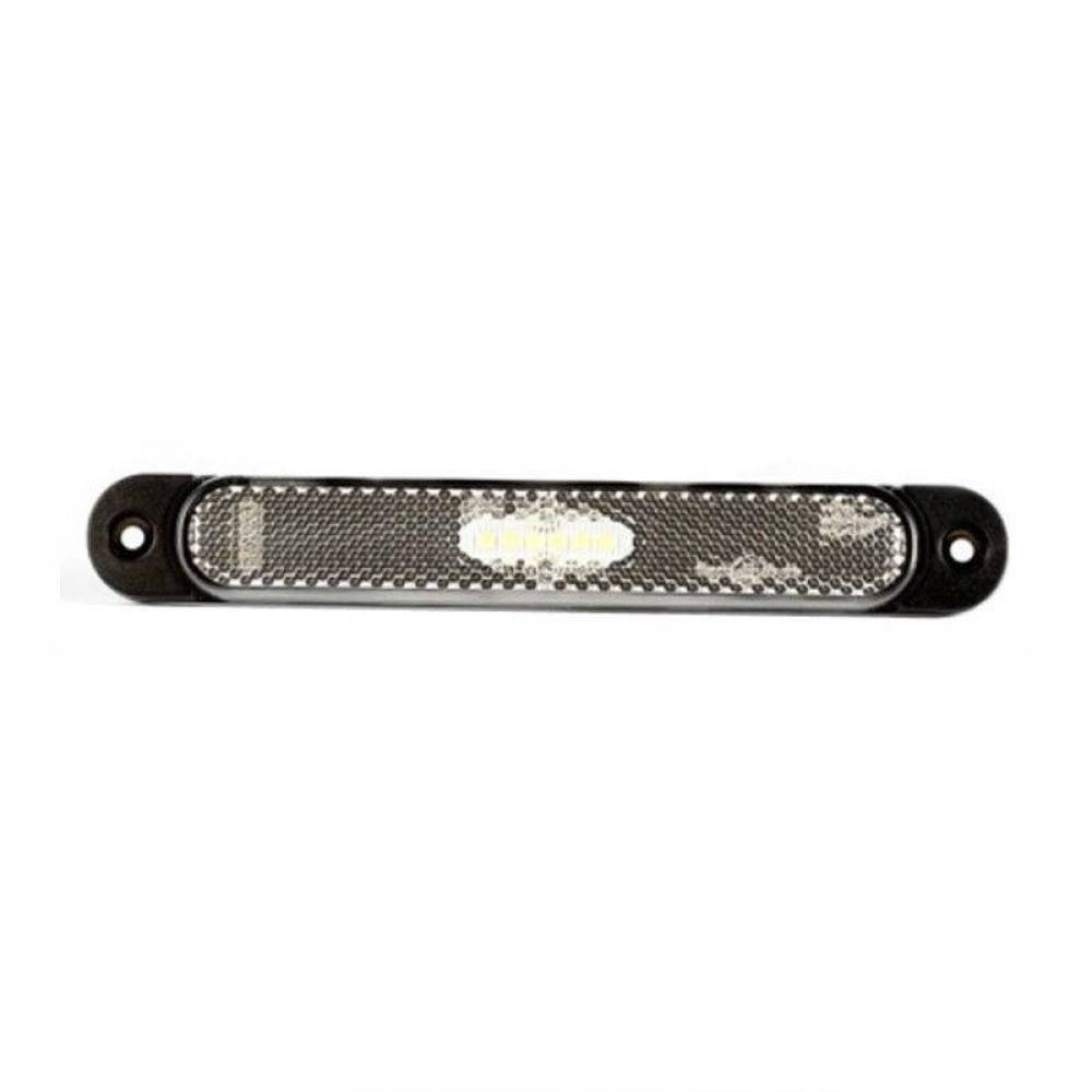 Lampa gabarit 168x23, LED, alba, 12-36V, cu catadioptru, FT-065 B Fristom Lampa gabarit 168x23, LED, alba, 12-36V, cu catadioptru, FT-065 B Fristom