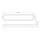 Lampa gabarit 135x23, LED, rosie, 12-36V, autoadeziva, cu catadioptru, FT-065 C TAPE Fristom Lampa gabarit 135x23, LED, rosie, 12-36V, autoadeziva, cu catadioptru, FT-065 C TAPE Fristom