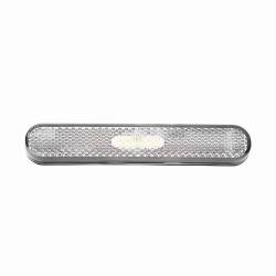 Lampa gabarit 135x23, LED, alba, 12-36V, autoadeziva, cu catadioptru, FT-065 B TAPE Fristom