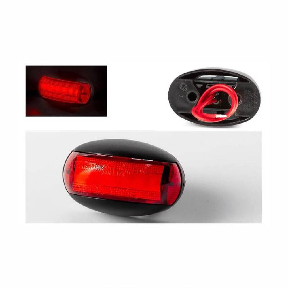 Lampa gabarit 60x38, LED, rosie, 12-36V, cu suport, FT-067 C Fristom