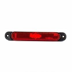 Lampa gabarit 168x23, LED, rosie, 12-36V, cu catadioptru, FT-065 C Fristom