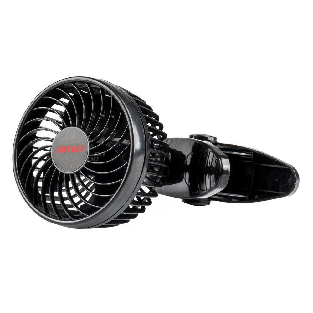 Ventilator 12V, fi12cm, 4W, prindere clips la parasolar, 2 viteze, PRO Series, 03005 Amio Ventilator 12V, fi12cm, 4W, prindere clips la parasolar, 2 viteze, PRO Series, 03005 Amio