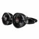 Ventilator dublu 12V, 2xfi10cm, 6W, prindere clips la parasolar, 2 viteze, PRO Series, 03012 Amio