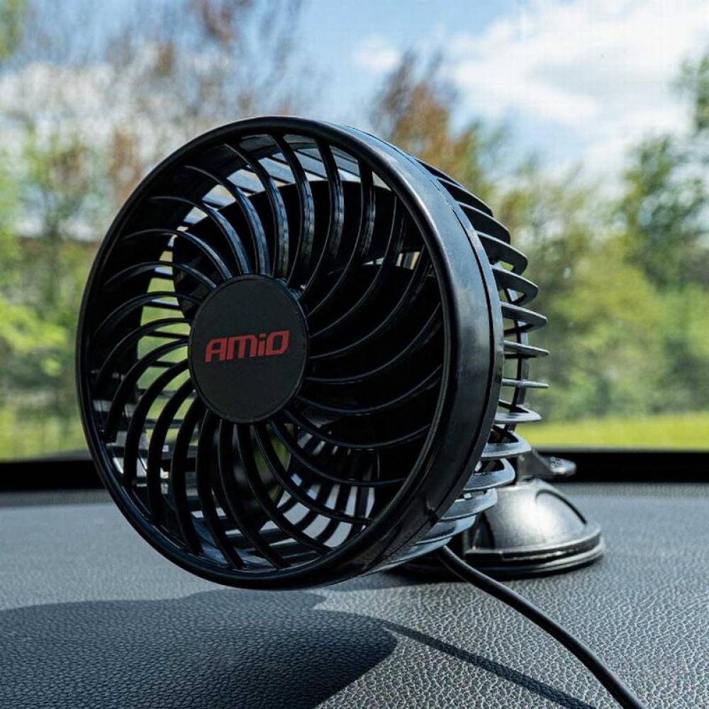 Ventilator 12V, fi12cm, 4W, prindere ventuza, 2 viteze, PRO Series, 03001 Amio