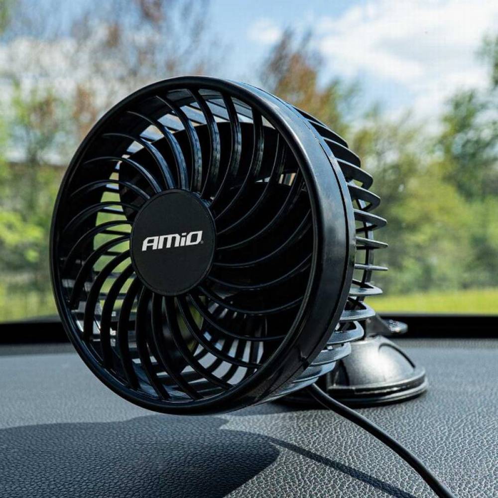 Ventilator 24V, fi15cm, 10W, prindere ventuza, 2 viteze, PRO Series, 03004 Amio 