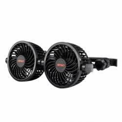 Ventilator dublu 12V, 2xfi10cm, 6W, prindere pe tetiera, 2 viteze, PRO Series, 03008 Amio