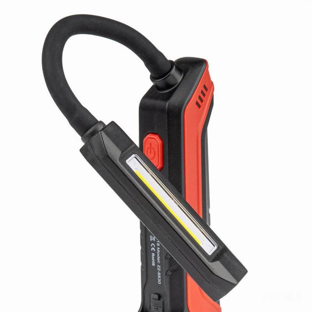 Lanterna lucru LED COB, cu magnet si carlig, brat flexibil, reincarcabila USB, 400lm, 2200mAh, WT15 02918 Amio Lanterna lucru LED COB, cu magnet si carlig, brat flexibil, reincarcabila USB, 400lm, 2200mAh, WT15 02918 Amio