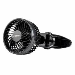 Ventilator 24V, fi12cm, 6W, prindere clips la parasolar, 2 viteze, PRO Series, 03006 Amio