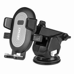 Suport telefon cu ventuza, cu brat extensibil telescopic, pentru bord si parbriz, 02917 Amio