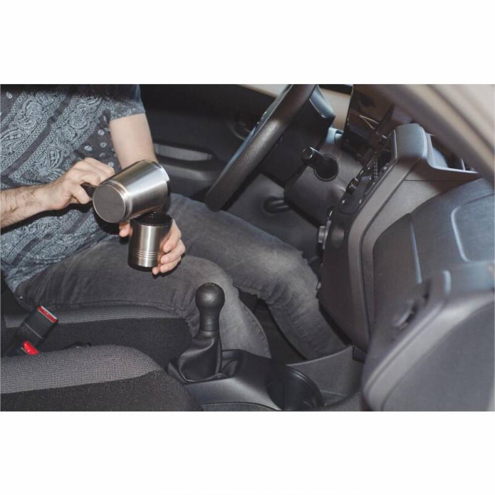 Cana electrica 300ml cu ceasca termos 200ml, 12V, pentru masina, van si rulota, COFMUG1 Car+ Cana electrica 300ml cu ceasca termos 200ml, 12V, pentru masina, van si rulota, COFMUG1 Car+