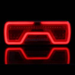 Lampa stop 360x135mm, 5 functii, LED Neon, cu triunghi, ceata si mers inapoi, semnalizare dinamica, dreapta, CA7027 247Lighting