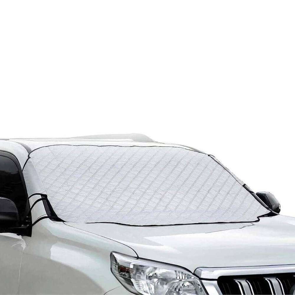 Husa protectie parbriz 190x122, parasolar vara-iarna, cu magneti si saculet depozitare LAWIS0M SwissDrive