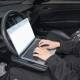 Masuta organizator auto multifunctionala, 2in1, prindere pe volan sau intre scaune, pentru laptop, tableta, pahare, DPT1520 Car+