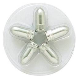 Ornament capacele valva, Bullet, aluminiu, set 5 bucati, 4006800 RaceSport 