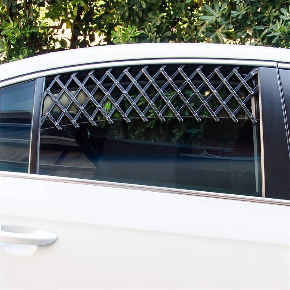 Grila aerisire geam auto, extindere pana la 80cm, pentru animale de companie, WWGRILL Car+