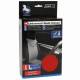 Set huse auto pentru 1 scaun cu tetiera, rosu cu negru, airbag, Unicorn FUND95R Car+