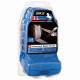 Set huse auto pentru 1 scaun cu tetiera, albastru cu negru, airbag, Unicorn FUND95A Car+