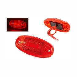 Lampa gabarit 74x36, LED, rosie, 12-24V, FT-068 C Fristom