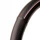 Husa volan 37-39cm, imitatie piele, neagra cu dunga roz, FVP1220 Car+ Husa volan 37-39cm, imitatie piele, neagra cu dunga roz, FVP1220 Car+