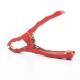 Cleste cablu curent, 15cm, clema crocodil, 400-600A, pentru cablu intre 16 - 35qmm, rosu S20 Saper