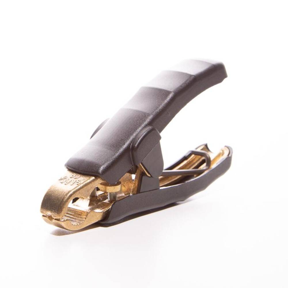Cleste cablu curent, 16cm, clema crocodil, 1000A, pentru cablu cu grosimea pana in 50qmm2, negru S22 Saper