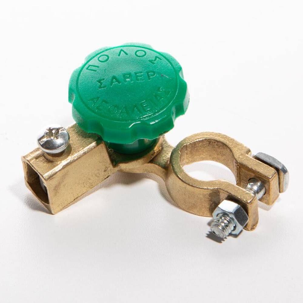 Borna acumulator cu decuplare rapida, verde, 105gr, plus S2-V Saper