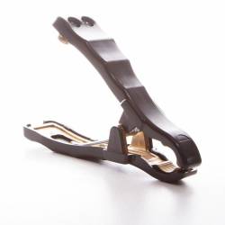 Cleste cablu curent, 15cm, clema crocodil, 400-600A, pentru cablu intre 16 - 35 qmm, negru S20 Saper